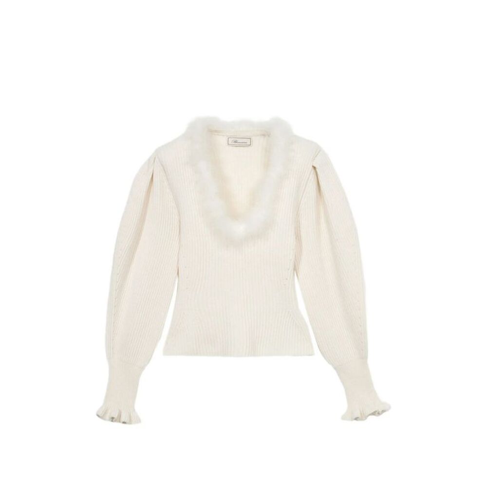 Blumarine White Knitwear - Jumpers Women